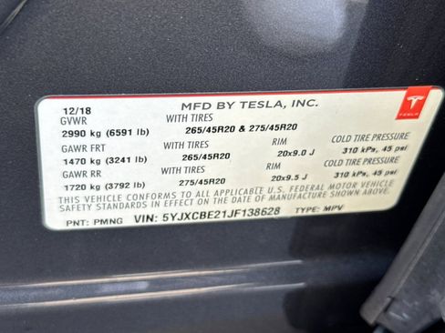 Used 2018 Tesla Model X 75D AWD/4WD image 40