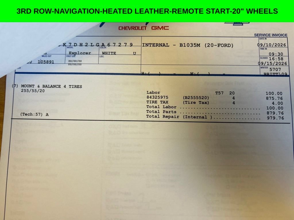 Used 2020 Ford Explorer XLT w/ Equipment Group 202A RWD image 19