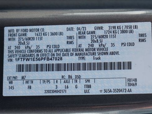 Used 2023 Ford F150 XLT w/ Equipment Group 302A High AWD/4WD image 57