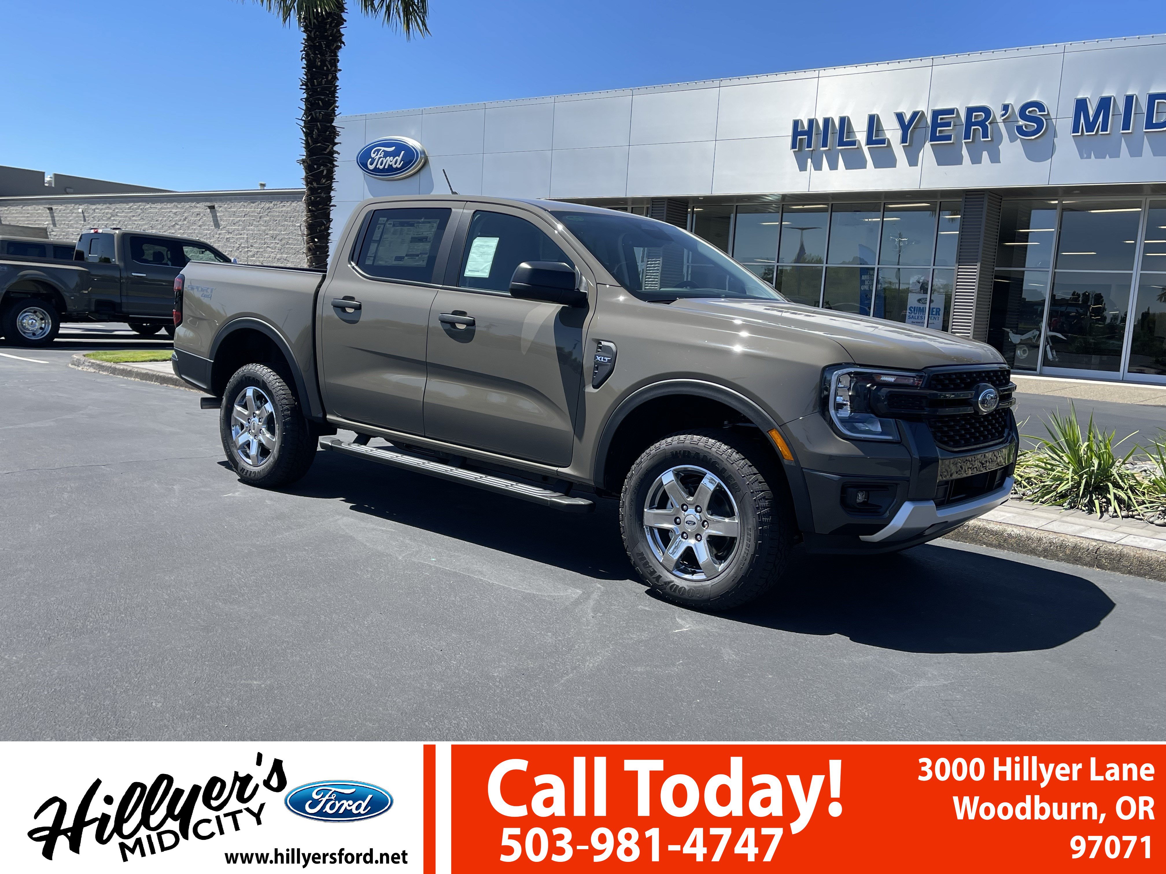 New 2026 Ford Ranger XLT w/ Trailer Tow Package AWD/4WD image 1