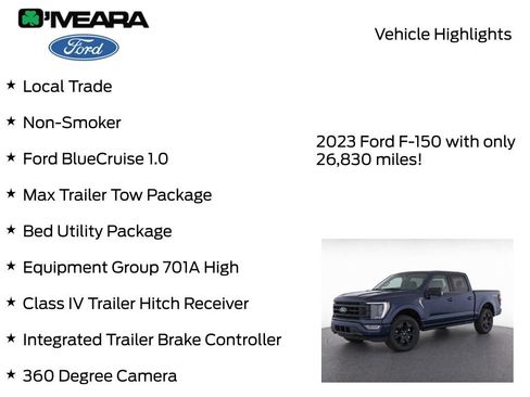 Used 2023 Ford F150 Platinum w/ Equipment Group 701A High AWD/4WD image 8