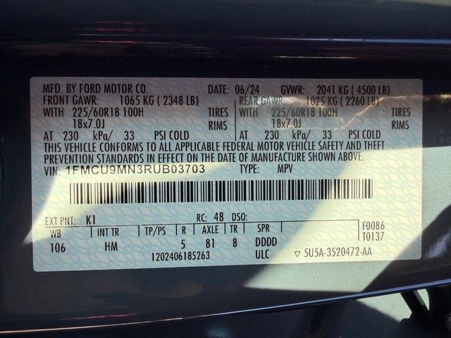 Used 2024 Ford Escape ST-Line w/ Tech Pack #1 AWD/4WD image 22