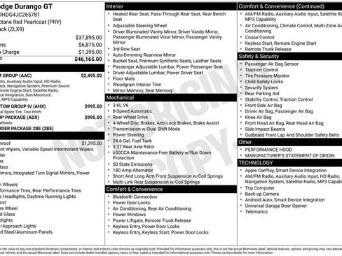 Certified 2018 Dodge Durango GT w/ Premium Group image 6