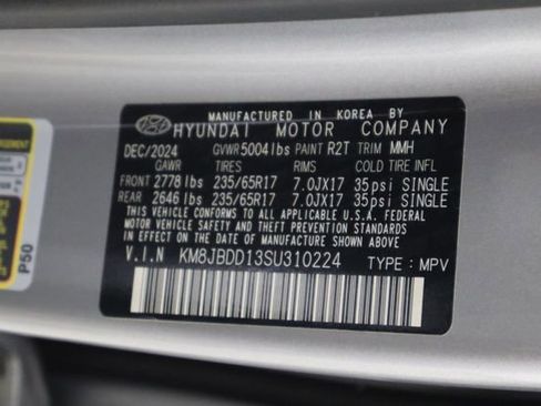 Used 2025 Hyundai Tucson Blue AWD/4WD image 35