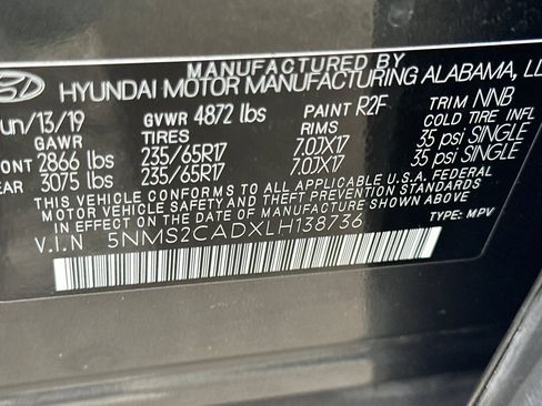 Used 2020 Hyundai Santa Fe SE AWD/4WD image 26
