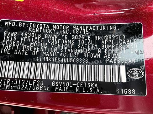 Used 2016 Toyota Camry XSE image 33