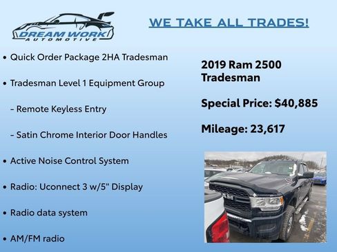 Used 2019 RAM 2500 Tradesman image 2