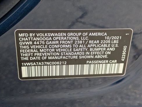 Used 2022 Volkswagen Passat 2.0T SE image 24