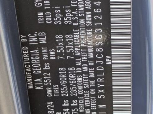 Used 2025 Kia Sorento S w/ Panoramic Sunroof Package image 24