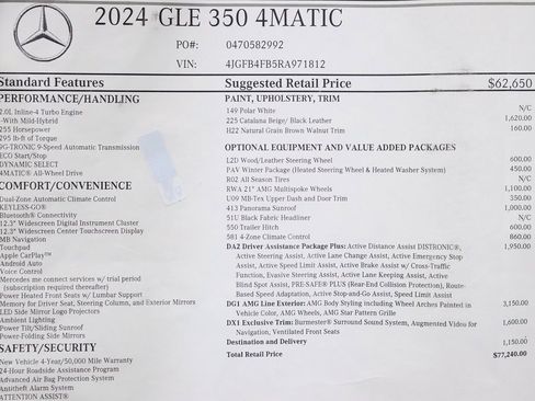 Used 2024 Mercedes-Benz GLE 350 4MATIC image 2