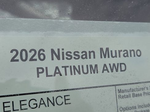 New 2026 Nissan Murano Platinum image 7