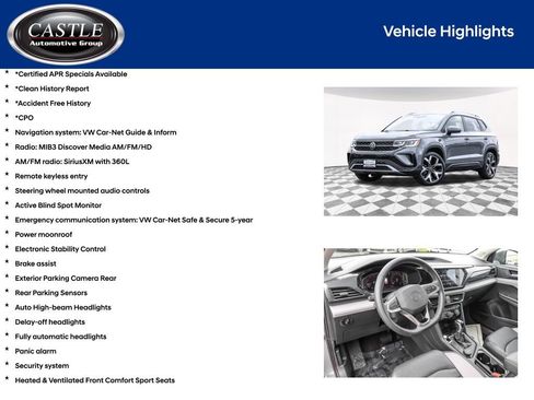 Certified 2023 Volkswagen Taos SEL AWD/4WD image 4