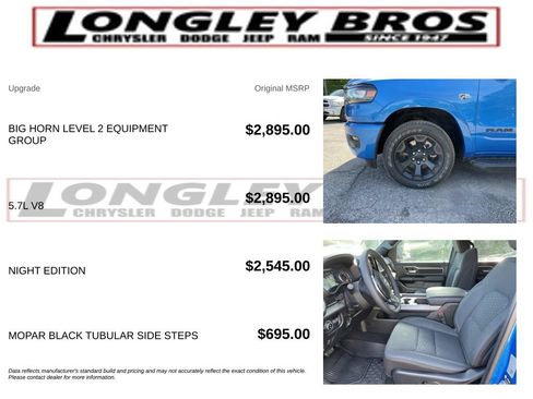 Used 2026 RAM 1500 Big Horn AWD/4WD image 2