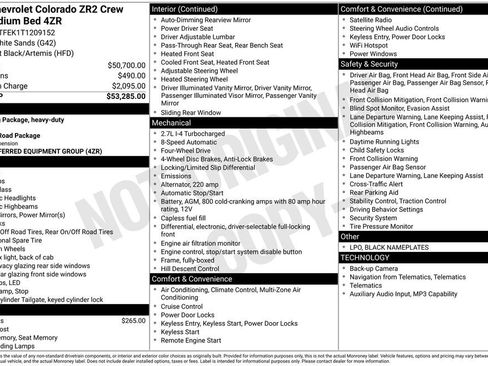 New 2026 Chevrolet Colorado ZR2 AWD/4WD image 7