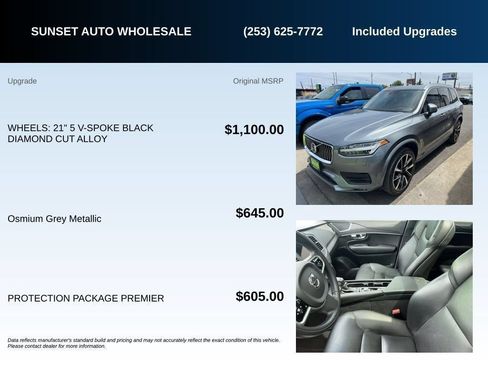 Used 2020 Volvo XC90 T6 Momentum w/ Protection Package Premier AWD/4WD image 10
