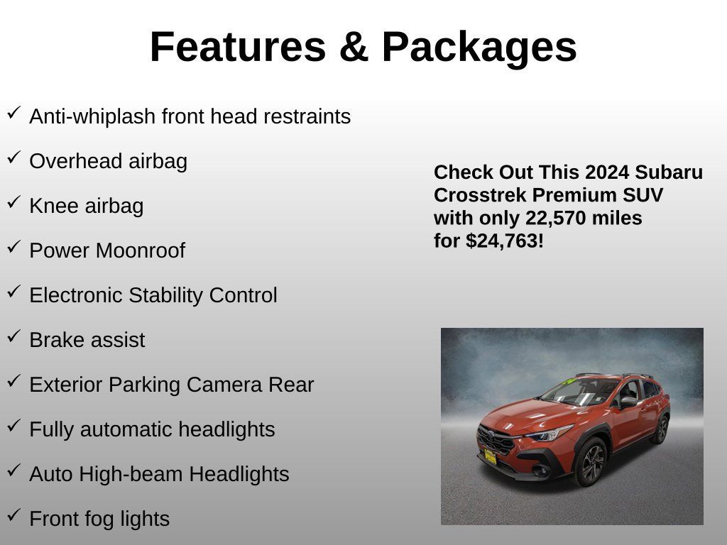 Used 2024 Subaru Crosstrek 2.0i Premium AWD/4WD image 17
