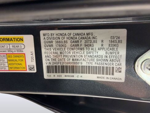 Used 2024 Honda Civic Sport image 32