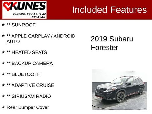 Used 2019 Subaru Forester Sport w/ Popular Package #2 image 3