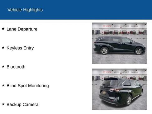 Used 2023 Toyota Sienna LE FWD image 2