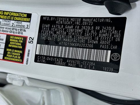 Certified 2024 Toyota Camry SE image 30