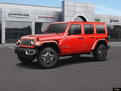 Used 2024 Jeep Wrangler Sahara w/ Technology Group image 2
