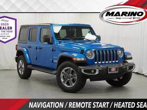 Certified 2022 Jeep Wrangler Unlimited Sahara w/ Cold Weather Group image 1