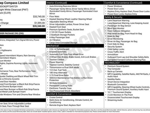 Used 2023 Jeep Compass Limited AWD/4WD image 32