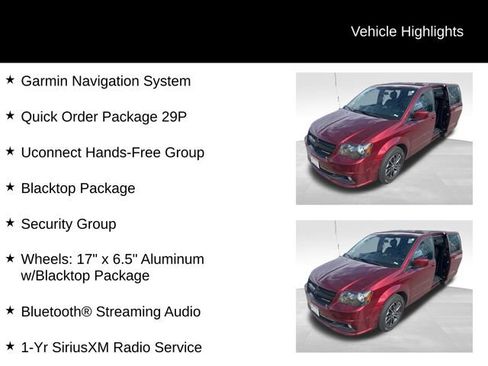 Used 2018 Dodge Grand Caravan SXT w/ Blacktop Package image 8