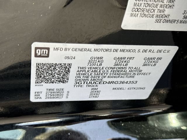 Certified 2024 GMC Sierra 1500 Elevation w/ LPO, Elevation Black Package AWD/4WD image 32