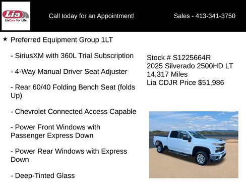 Used 2025 Chevrolet Silverado 2500 LT w/ Convenience Package AWD/4WD image 6