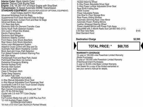 New 2026 RAM 1500 Big Horn w/ Night Edition AWD/4WD image 2