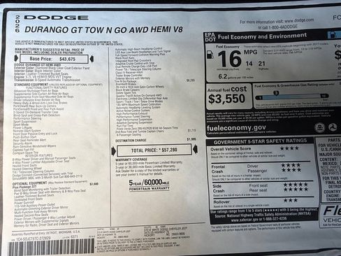 New 2026 Dodge Durango GT AWD/4WD image 38