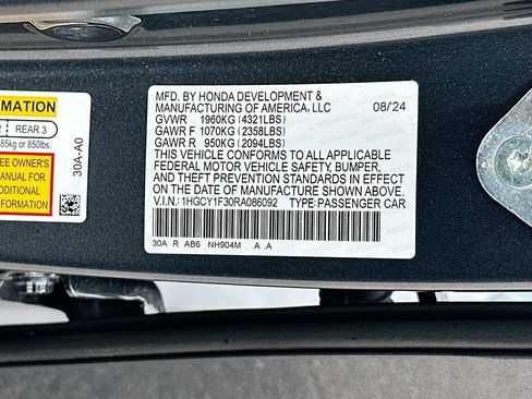 Used 2024 Honda Accord EX image 27