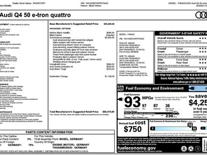 Used 2023 Audi Q4 e-tron Premium w/ Convenience Package