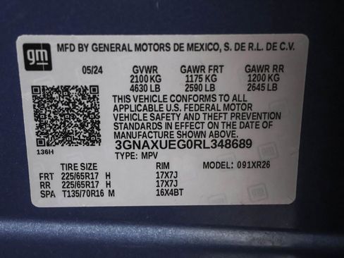 Certified 2024 Chevrolet Equinox LT image 48