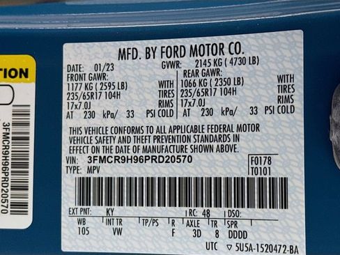 Used 2023 Ford Bronco Sport Heritage Limited AWD/4WD image 32