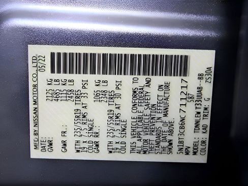 Used 2022 Nissan Rogue SL w/ SL Premium Package image 10