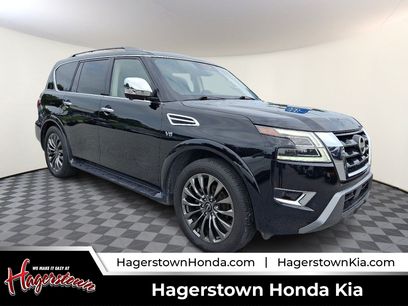 Used 2021 Nissan Armada Platinum w/ Captain's Chairs Package