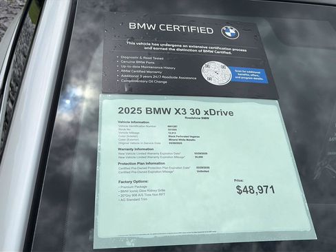 Certified 2025 BMW X3 xDrive30i w/ Premium Package AWD/4WD image 20