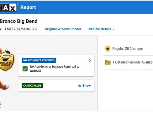 Used 2025 Ford Bronco Big Bend w/ Black Diamond Package AWD/4WD image 2