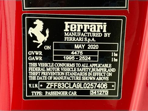 Certified 2020 Ferrari 812 Superfast image 27