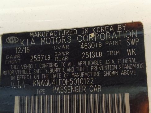 Used 2017 Kia Optima EX w/ Paint Protection Package image 33