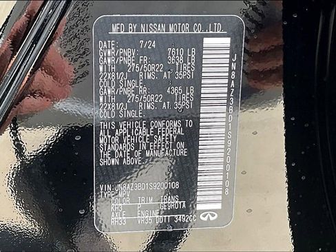 Certified 2025 INFINITI QX80 Luxe image 23