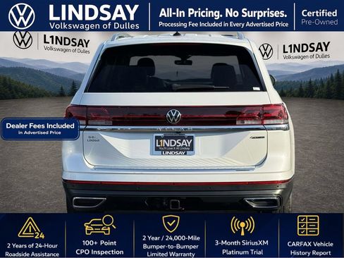Used 2024 Volkswagen Atlas SEL AWD/4WD image 6
