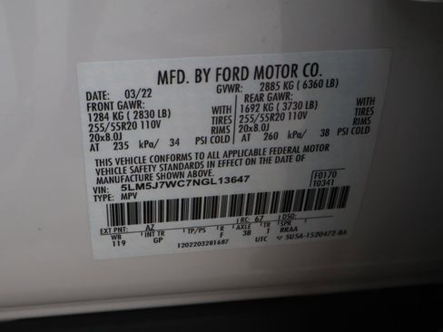 Used 2022 Lincoln Aviator Reserve w/ Elements Package Plus image 26