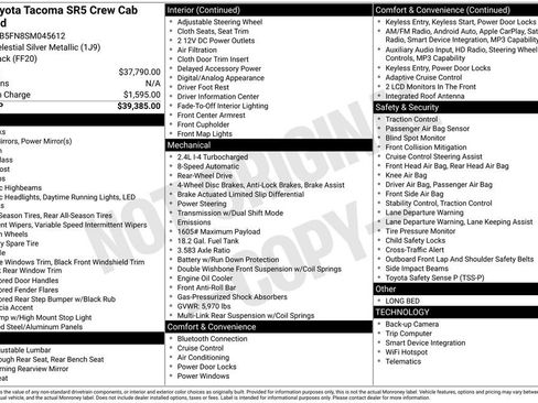 Used 2025 Toyota Tacoma SR5 RWD image 7