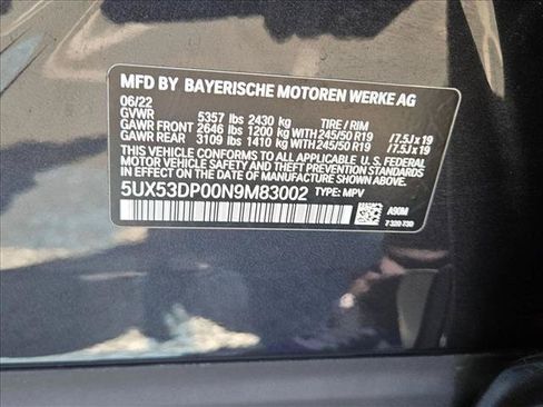 Used 2022 BMW X3 xDrive30i w/ Convenience Package AWD/4WD image 25