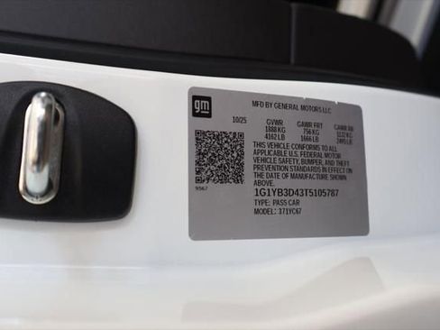 New 2026 Chevrolet Corvette Stingray Preferred Conv w/ Z51 Performance Package RWD image 43