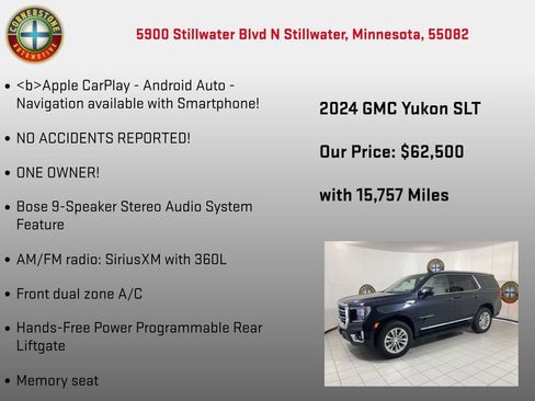 Used 2024 GMC Yukon SLT w/ SLT Luxury Package AWD/4WD image 25