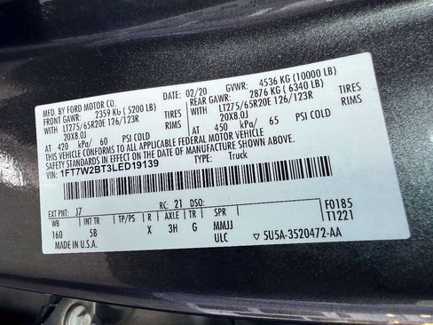 Used 2020 Ford F250 Lariat w/ Lariat Ultimate Package image 45